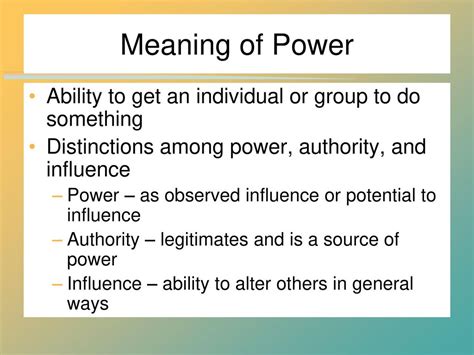 pwarr meaning|what does power mean.